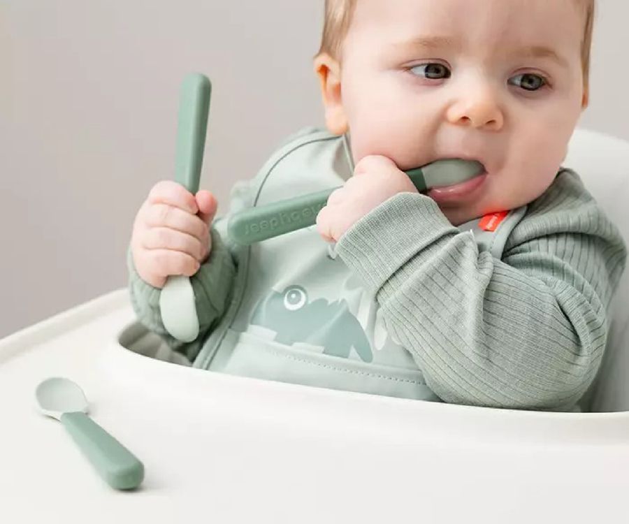 Bestek Done by Deer, lepel | Foodie Easy-Grip Baby Spoon 3-pack