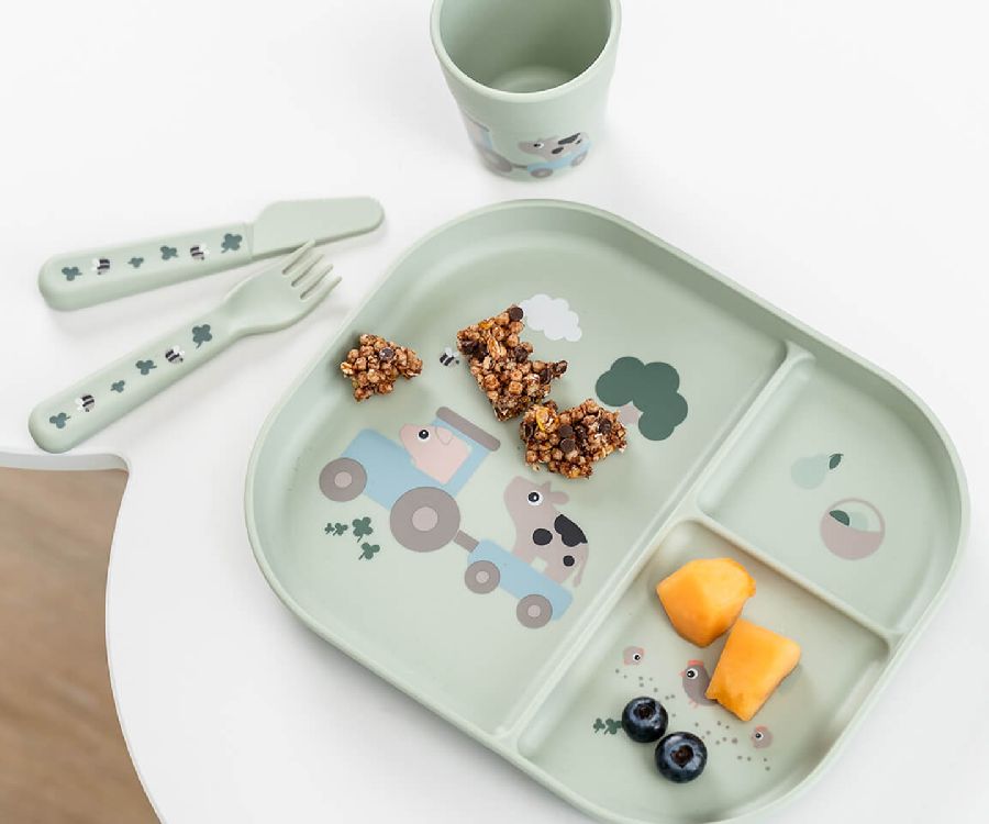 Eetset Done by Deer Tiny Farm | Foodie Dinner Set W/Suction