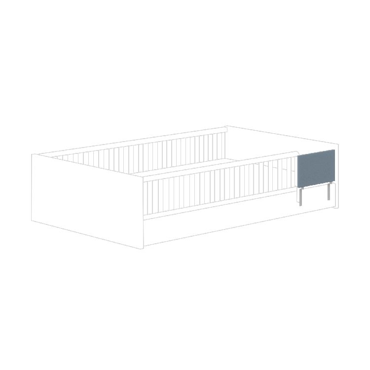 Bedhek PAIDI Fall out protection, geschikt voor 41.2 cm eenpersoonsbed/tweepersoonsbed PAIDI
