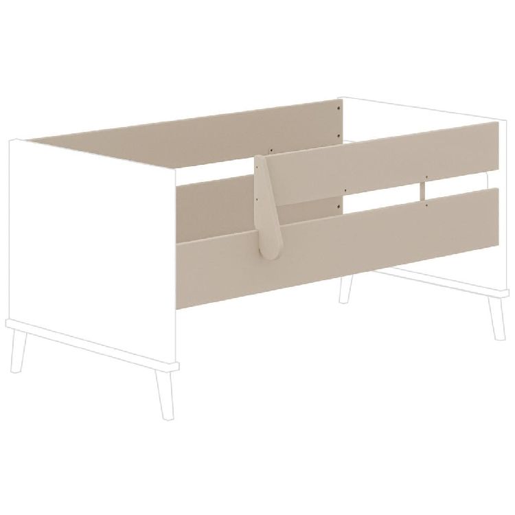 Beschermingsset Jonte 70x140 omvb, Jonte 70x140 omvb, cashmere beige voor Jonte babybed 70x140 PAIDI Kamer beschermingsset