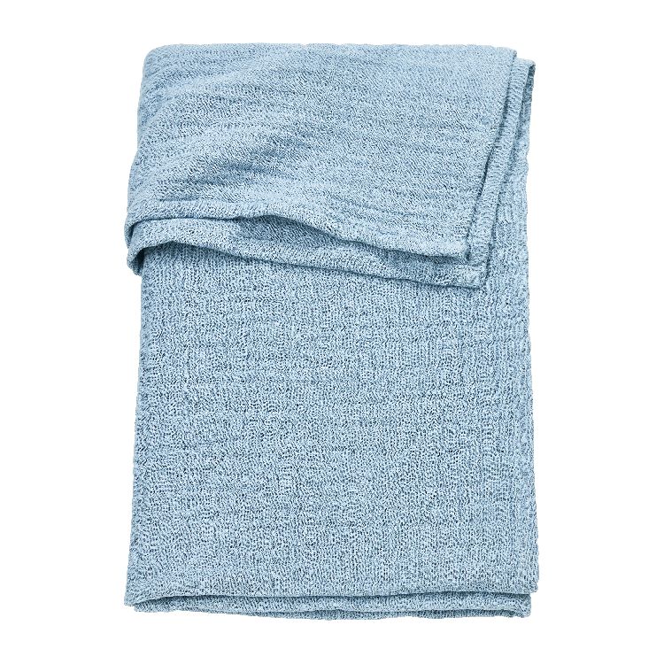Deken Meyco Baby Hydrofiel wieglaken, geschikt voor wieg/draagmand/park | Jeans Blue
