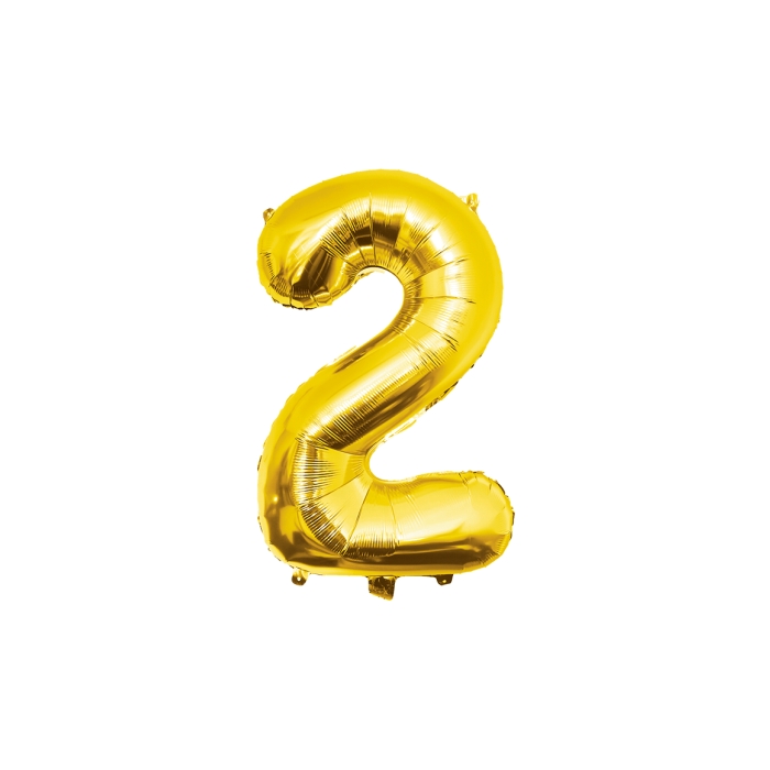 Feestartikelen PD Party Foil Balloon 86cm - no.2, ballon