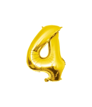 Feestartikelen PD Party Foil Balloon 86cm - no.4, ballon