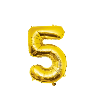 Feestartikelen PD Party Foil Balloon 86cm - no.5, ballon