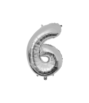 Feestartikelen PD Party Foil Balloon 86cm - no.6, ballon