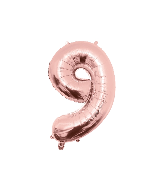 Feestartikelen PD Party Foil Balloon 86cm - no.9, ballon