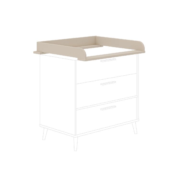 Commodeverdieper PAIDI, Eefje Cashmere Beige/Groovy Oak, geschikt voor commode PAIDI Eefje Small Cashmere Beige/Groovy Oak