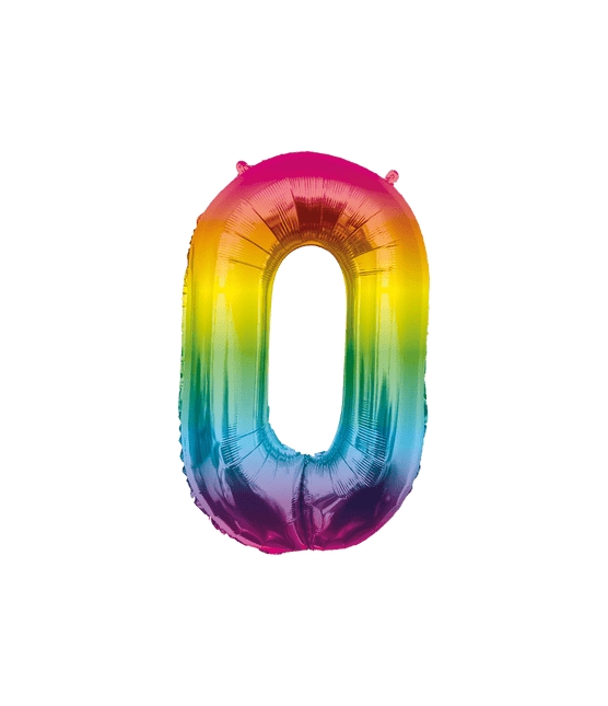 Feestartikelen PD Party Foil Balloon 86cm - no.0, ballon