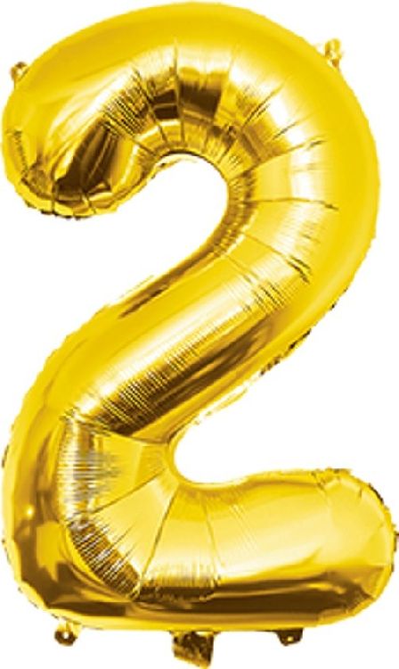 Feestartikelen PD Party Foil Balloon 40cm - no.2, ballon