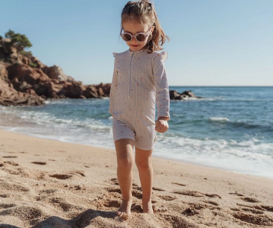 Badmode Little Dutch Swimsuit Long Sleeve, wetsuit | Dreamy Stripes