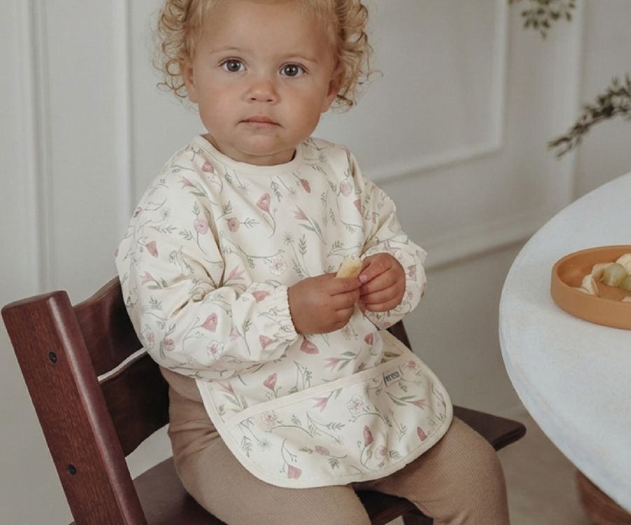 Slabbetje Meyco Baby Mouwslab | Flower