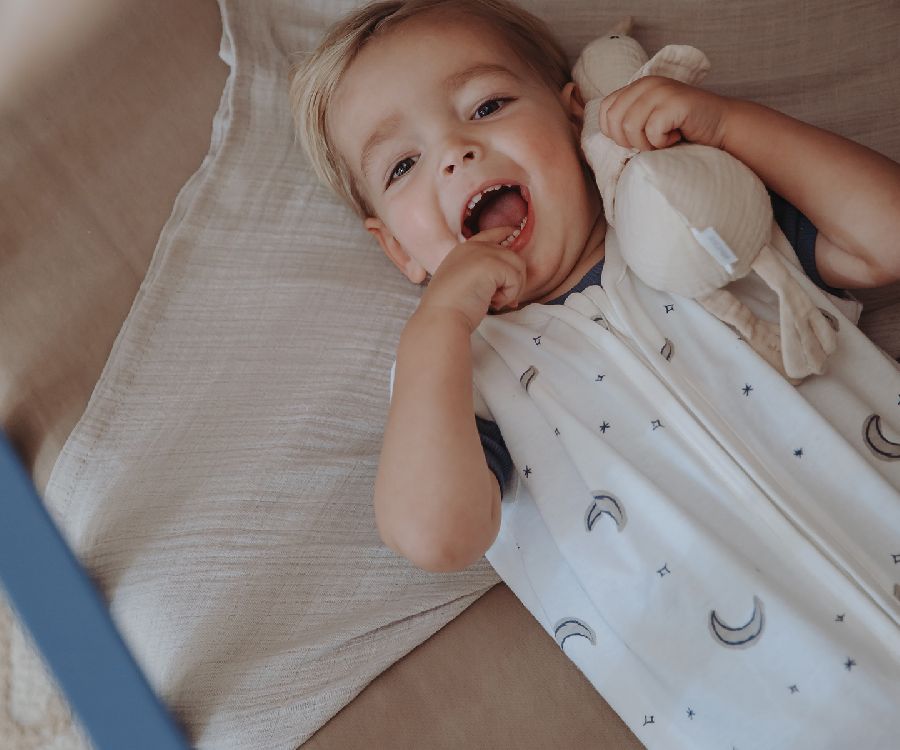 Slaapzak Meyco Baby, 0/3 maanden, 0.3 TOG | Moon indigo