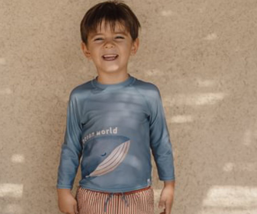 Badmode Little Dutch, zwemshirt | Ocean Blue