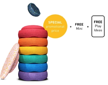 Stapelsteen Stapelstein, Spring Special Rainbow Set Classic | Special Water Lily