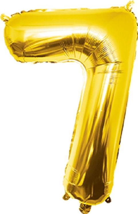 Feestartikelen PD Party Foil Balloon 40cm - no.7, ballon