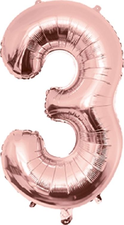 Feestartikelen PD Party Foil Balloon 40cm - no.3, ballon