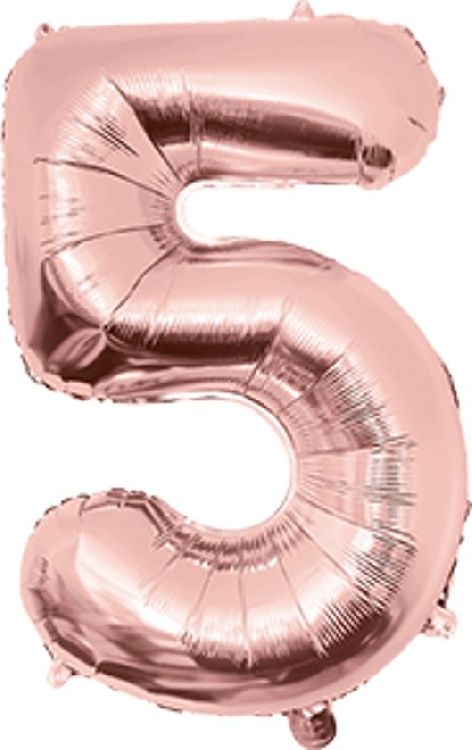 Feestartikelen PD Party Foil Balloon 40cm - no.5, ballon