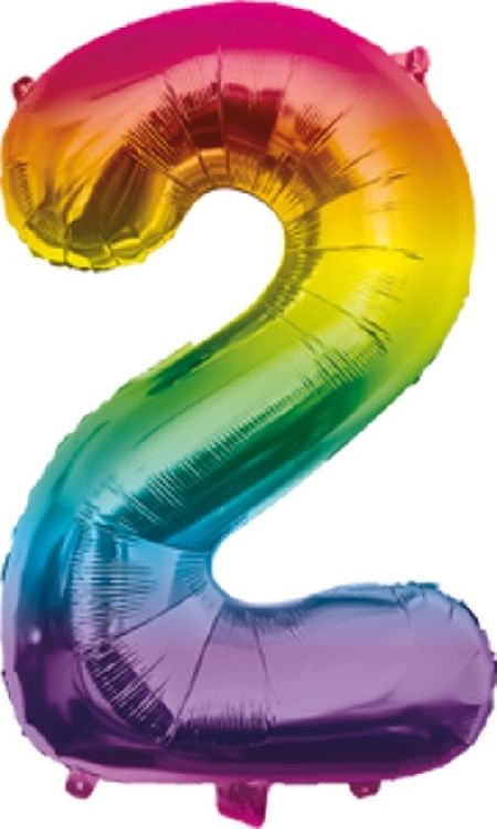 Feestartikelen PD Party Foil Balloon 40cm - no.2, ballon