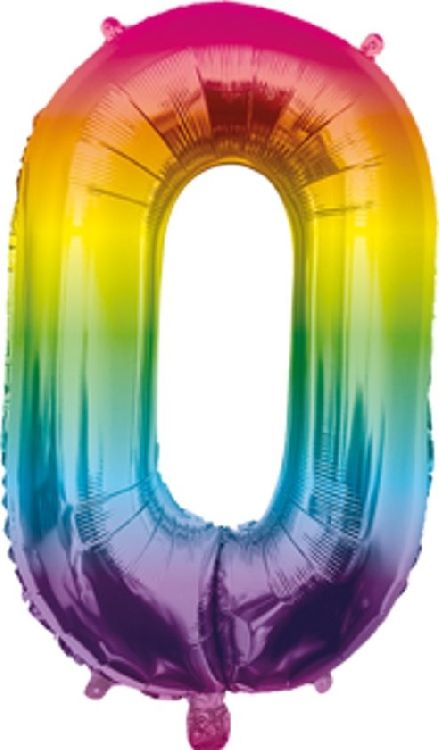Feestartikelen PD Party Foil Balloon 40cm - no.0, ballon