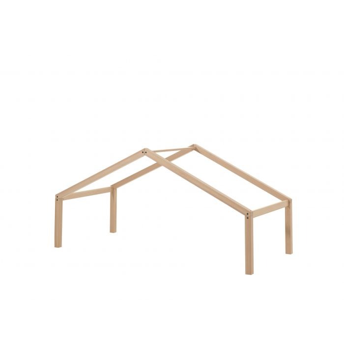 Dak Roof, Captain Bed Forrest natural beech 90x200 voor Forrest natural beech eenpersoonsbed Jaxx furniture Kamer dak