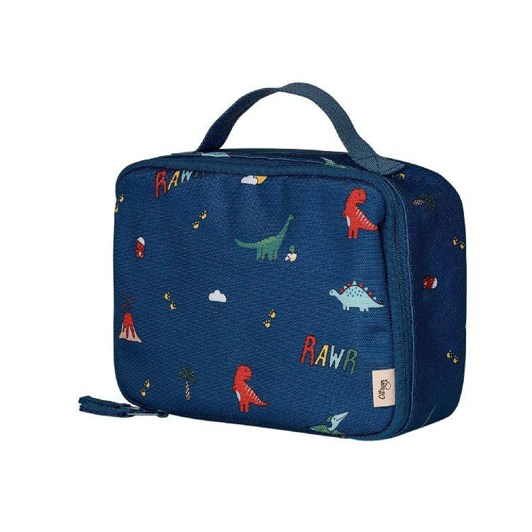 Koeltas Citron, Insulated Square Lunchbag | Dino