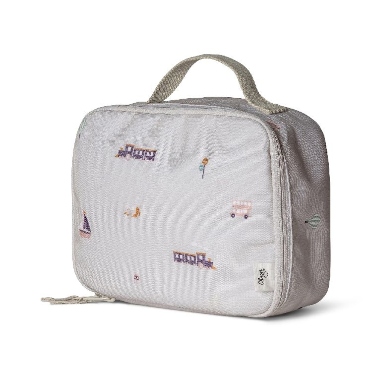 Koeltas Citron, Insulated Square Lunchbag | Vehicles