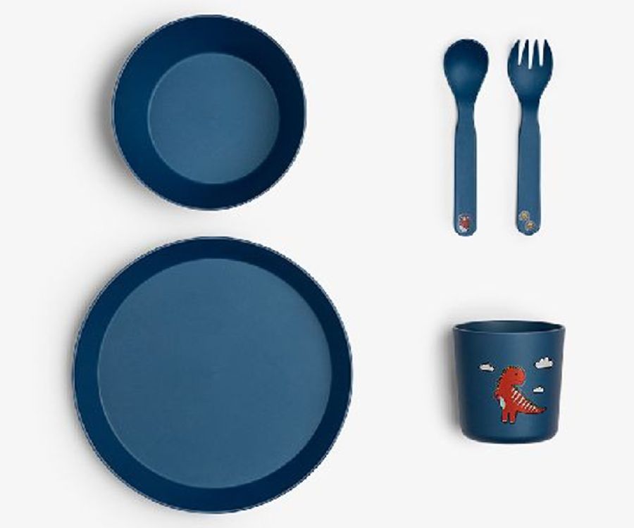 Eetset Citron Tableware Set | Bio Based Dino