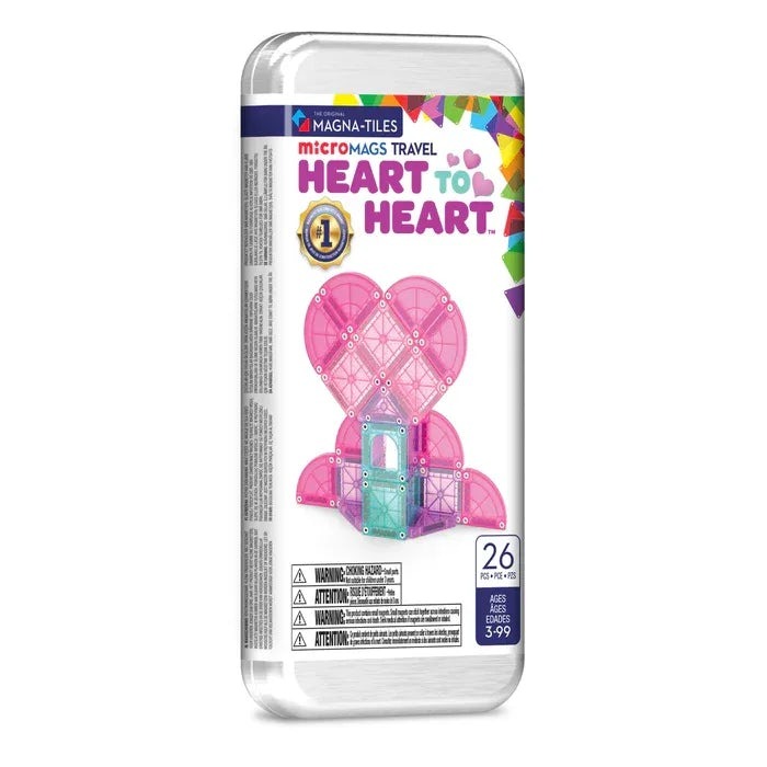 Magnetisch speelgoed Magna-Tiles microMAGS Heart to Heart