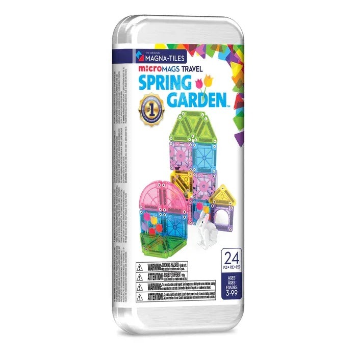 Magnetische bouwtegels Magna-Tiles microMAGS Spring Garden