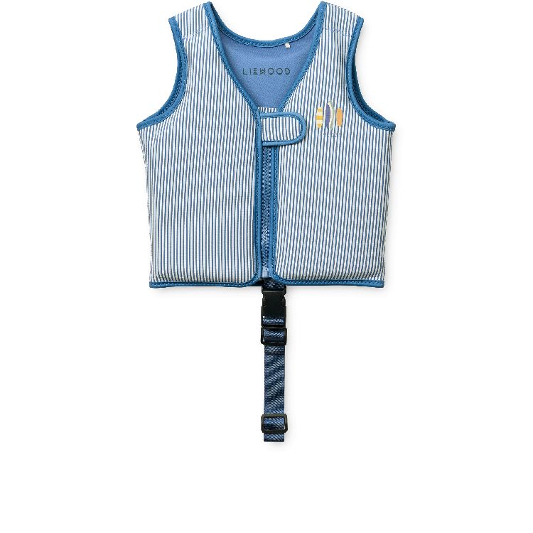 Zwemvest & puddle jumper Liewood, Dove Seersucker, 11 kg- 15 kg