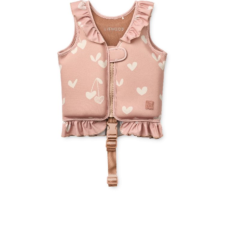 Zwemvest & puddle jumper Liewood, Dove w Frill | Sweethearts, 15 kg- 19 kg
