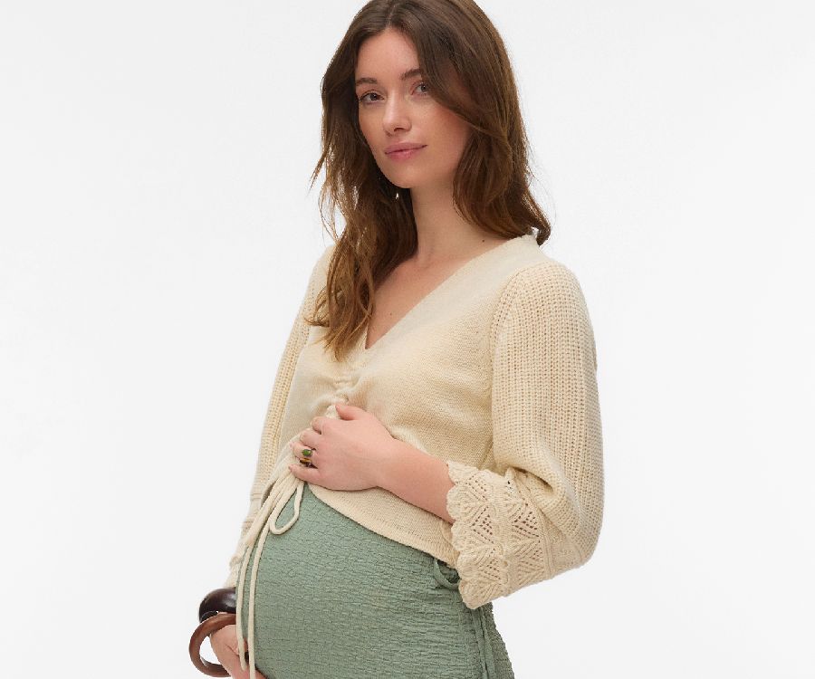 T-shirt MAMA LICIOUS MLCarmine 3/4 Knit Top