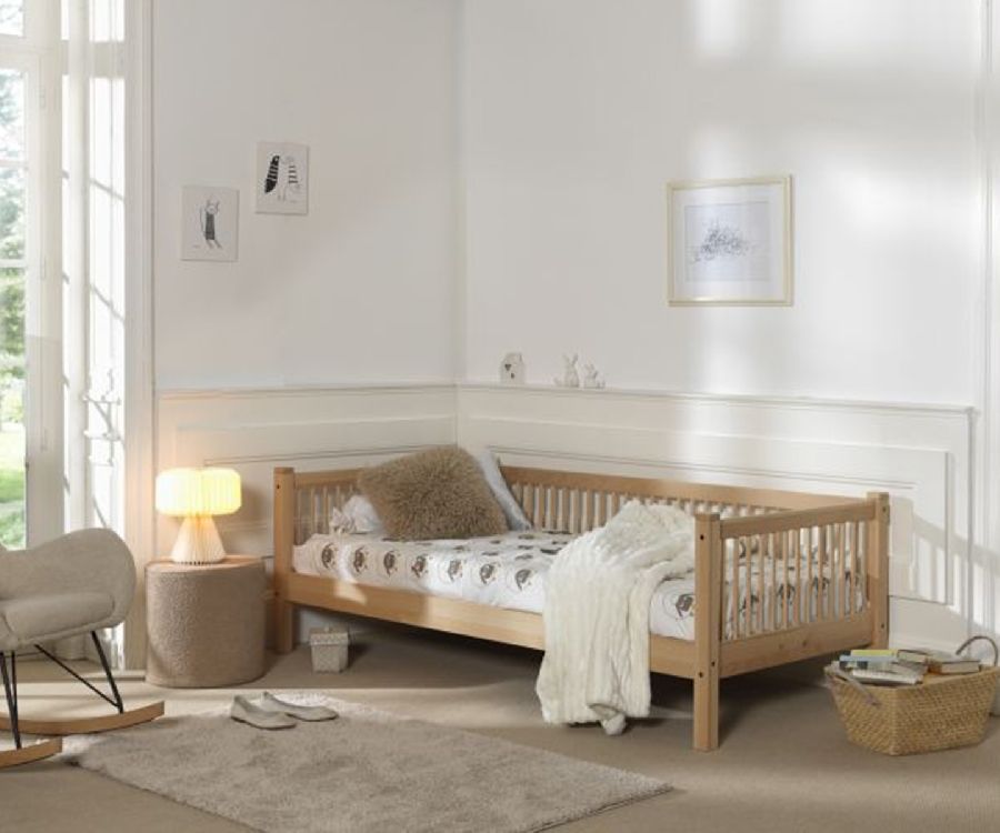 Bed Jaxx furniture, Forrest natural beech, Captain Bed Forrest natural beech 90x200, eenpersoonsbed