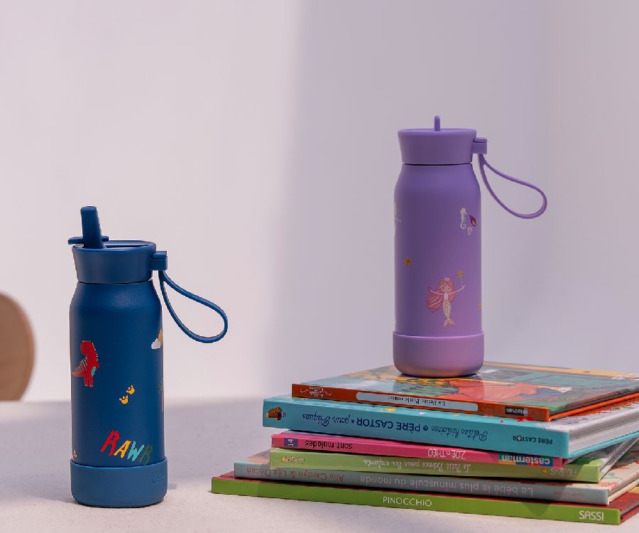 Drinkfles/thermosfles Citron Water Bottle S | Dino