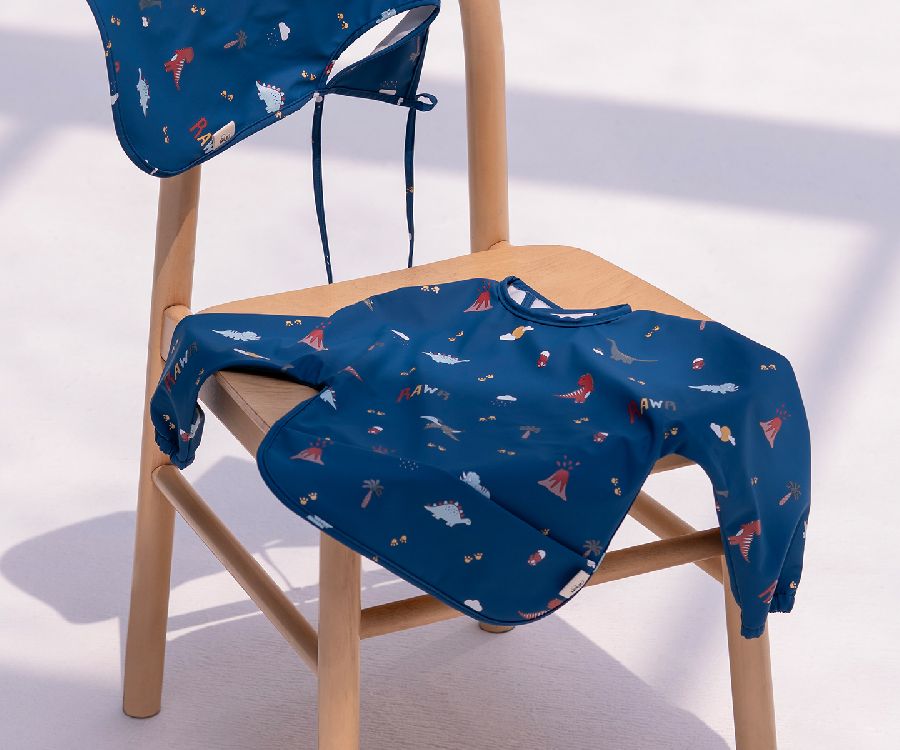 Slabbetje Citron Full Sleeved Bibs | Dino