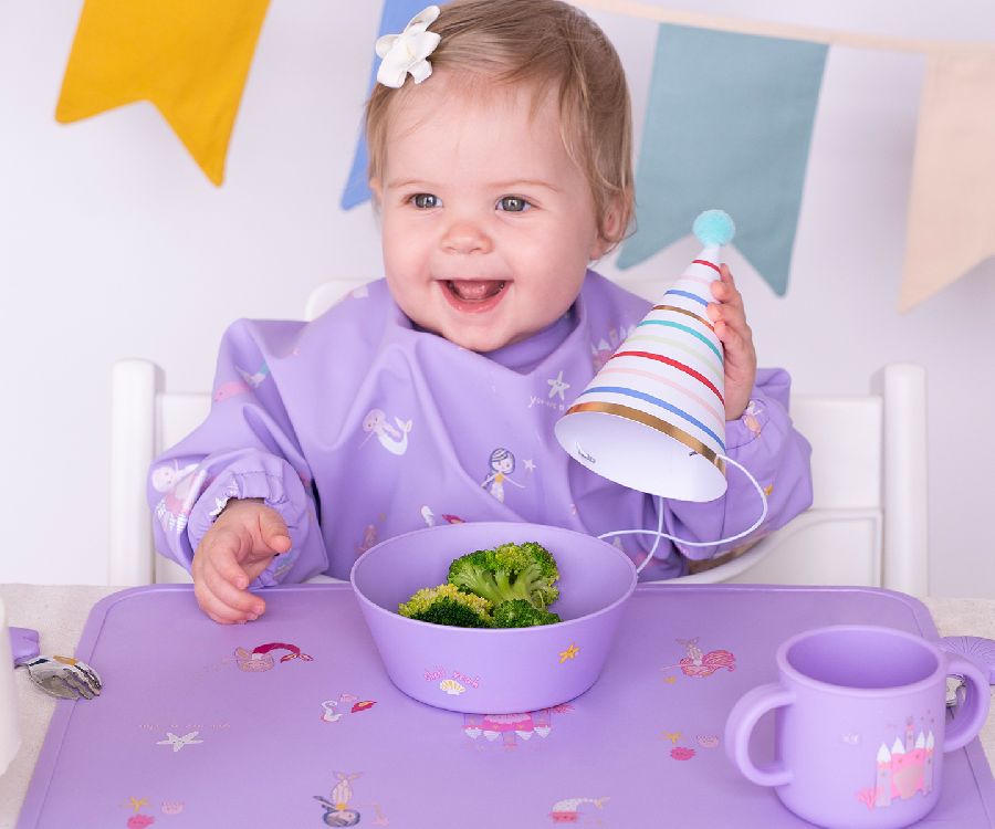 Slabbetje Citron Full Sleeved Bibs | Mermaid