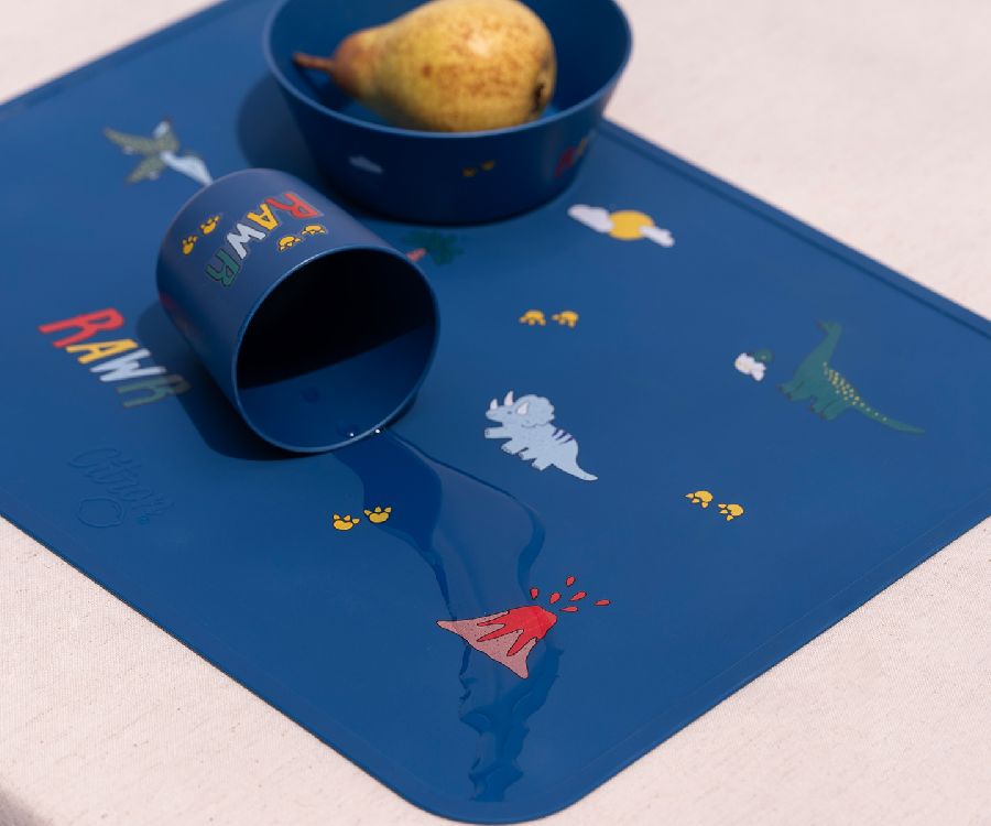 Placemat Citron Silicone Placemat Rectangle | Dino
