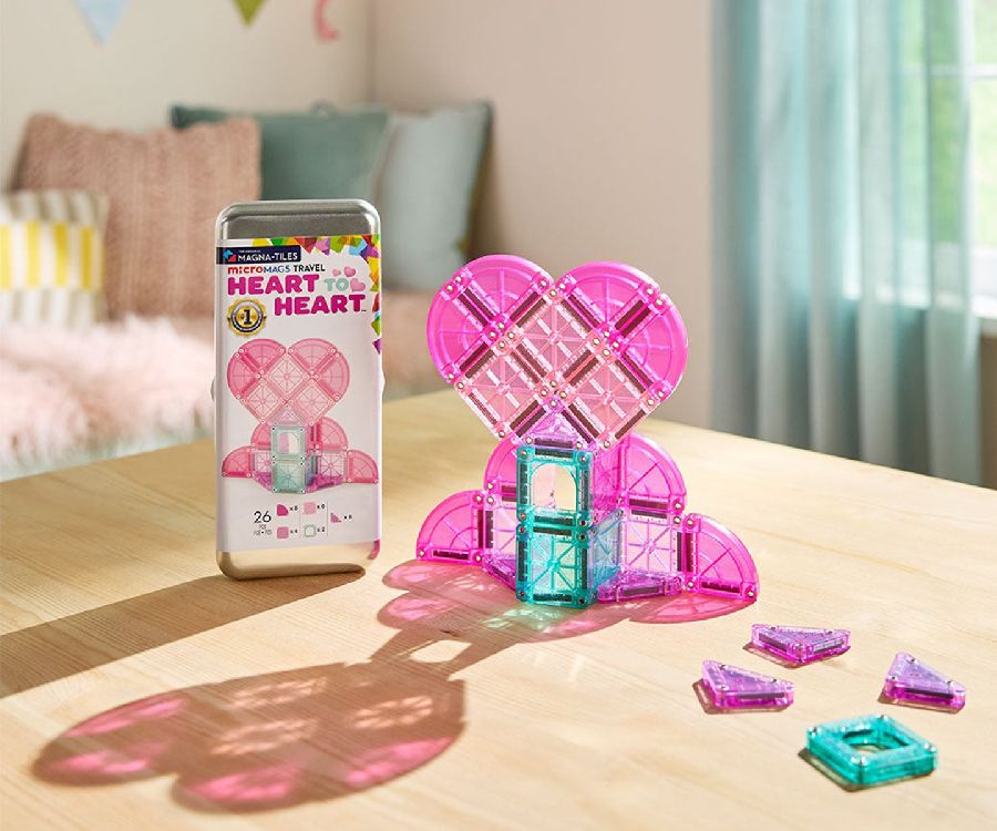 Magnetisch speelgoed Magna-Tiles microMAGS Heart to Heart