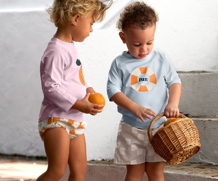 Badmode Laessig Short Sleeve Rashguard, zwemshirt | Splash & Fun