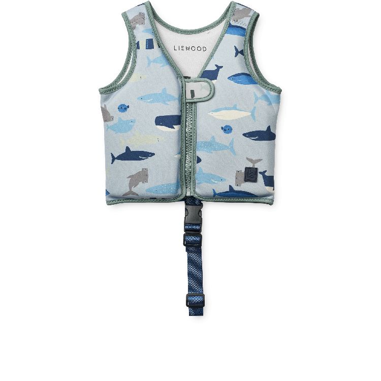 Zwemvest & puddle jumper Liewood, Dove | Shark, 11 kg- 15 kg