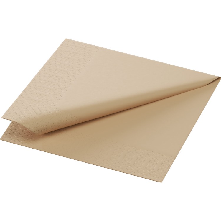 Servetten Duni, natural brown, 24 x 24 cm, 20 stuk(s)