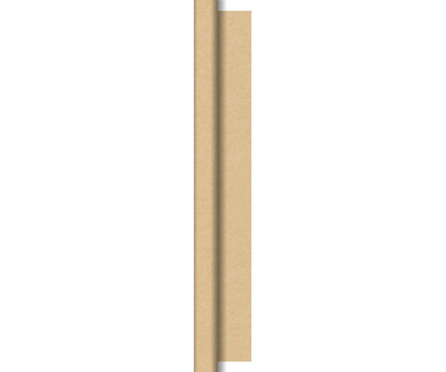 Tafelkleed Duni, natural brown, 118 x 500 cm