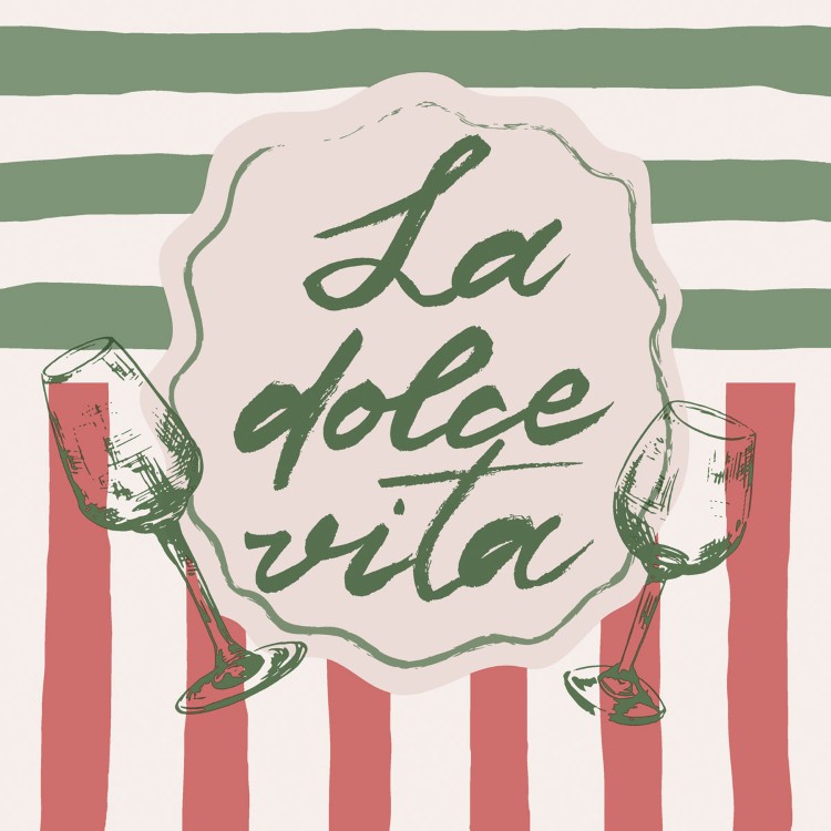 Servetten Paper+Design, La Dolce Vita, 33 x 33 cm, 20 stuk(s)