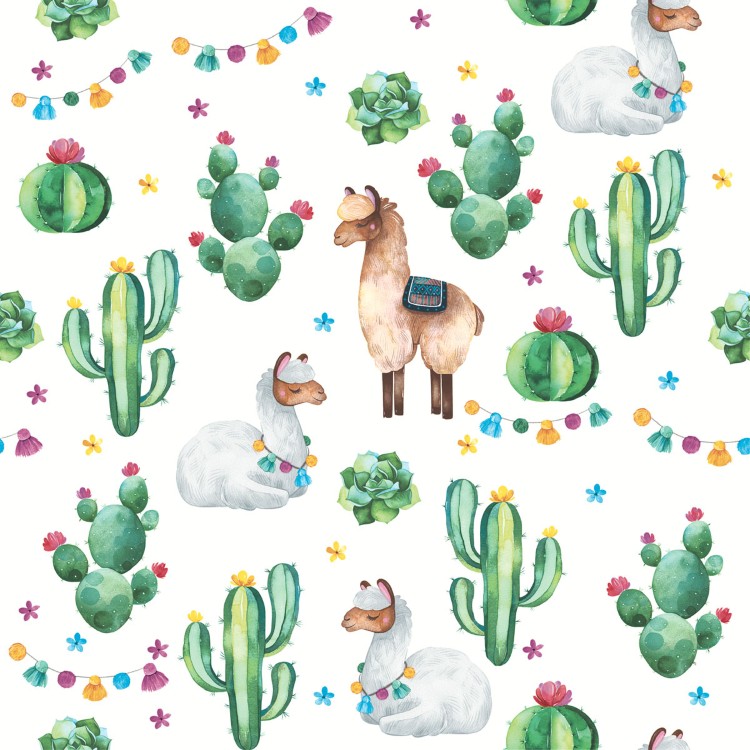 Servetten Paper+Design, Lamas, 33 x 33 cm, 20 stuk(s)