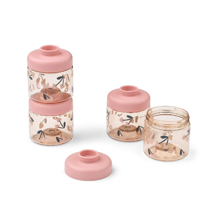 Bewaarpotje Liewood Dominique 4Pack, 4 stuk(s) | Cherry Heart