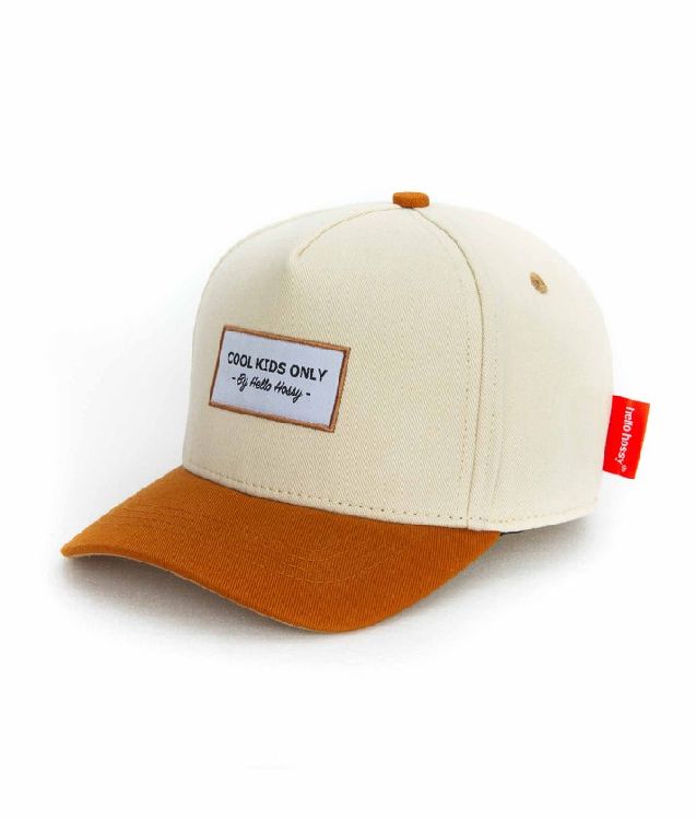 Pet Hello Hossy Curved Brim Caps - Mini Beige