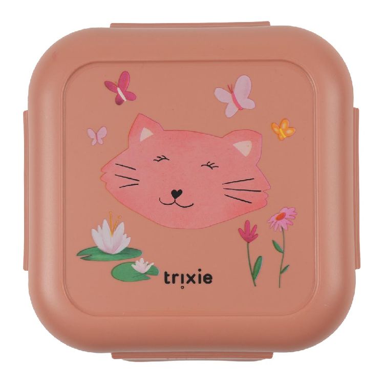 Bewaarpotje Trixie Snack box with clips, 1 stuk(s) | Mrs. Cat School