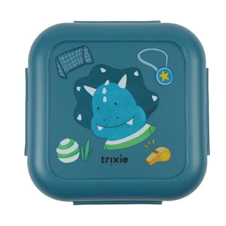 Bewaarpotje Trixie Snack box with clips, 1 stuk(s) | Mr. Triceratops School