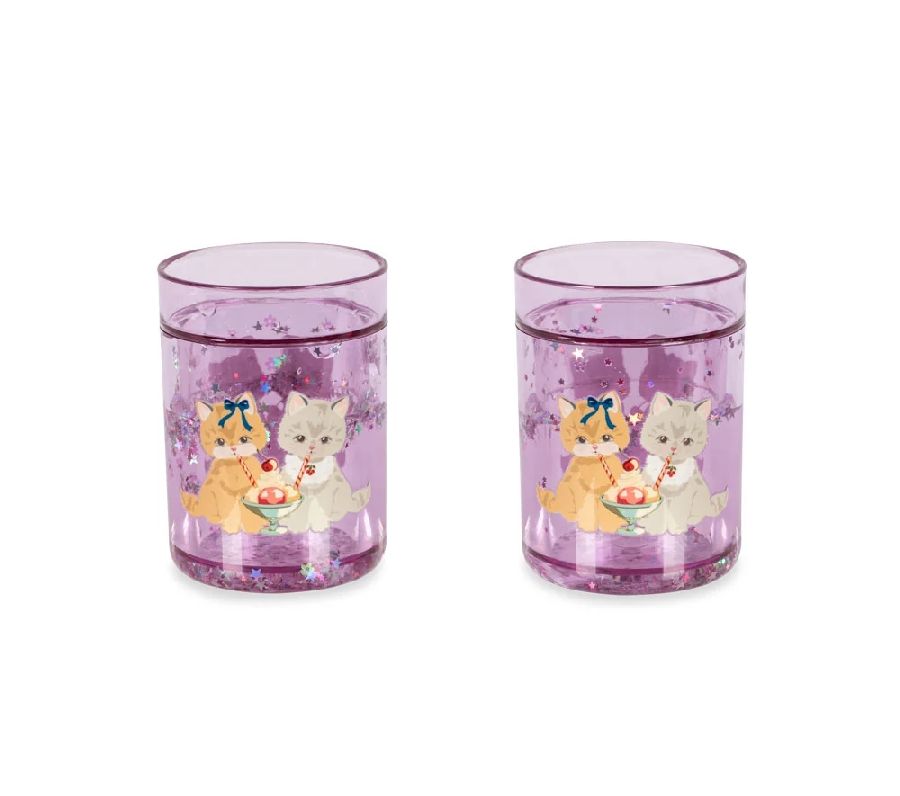 Drinkbeker Konges Slojd 2 Pack Glitter Cups