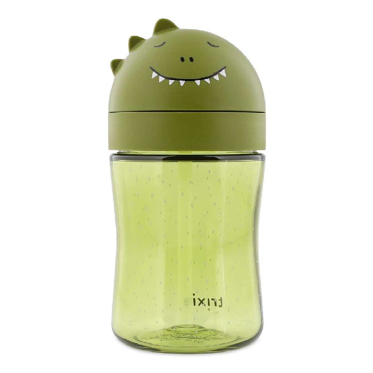 Drinkfles Trixie Silicone Straw Cup | Mr. Dino Mealtime